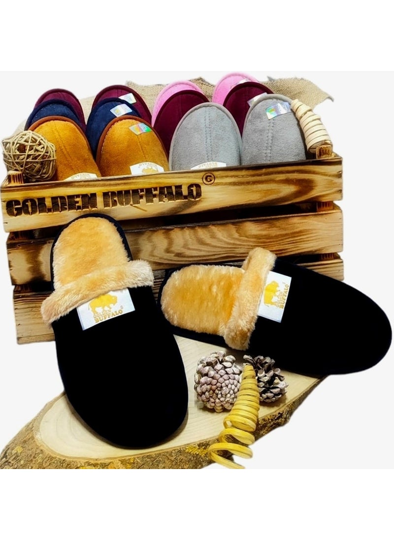 3 Pairs of Quality Winter Black House Slippers Wool Guest Dowry Bundle Bridal Slippers (Plush Inside) - pzsku/Z1BFC8917EBF182450AE5Z/45/_/1731060595/64f2c0c4-1ec7-40e1-9fbd-aab483483c79