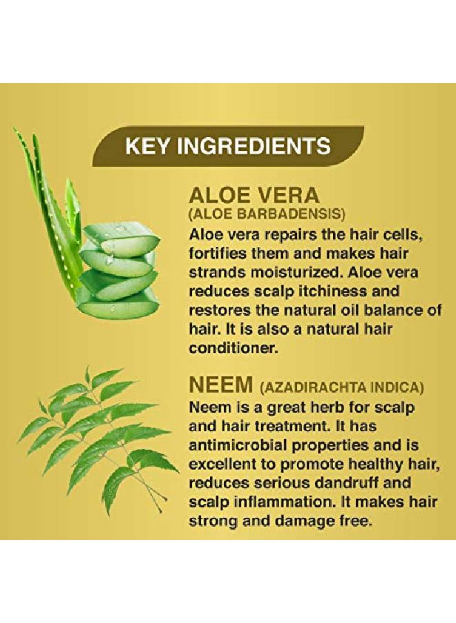 khadi veda Neem & Aloe Vera Hair Shampoo 200Ml Each (Pack Of 1) - Image 5