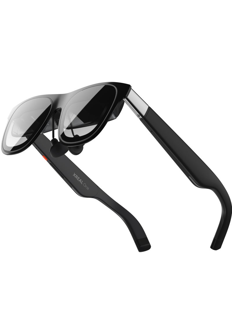 اكسريال - XREAL One AR Glasses with X1 Chip, Native 3 DoF, 147" 50°FOV 120Hz HD Display, Renowned Audio with Boss Sou, 3 Adjustable Lens Transparency, Compatible with iPhone 16/15, Steam Deck, ROG, Mac, PC, Android & iOS - Image 1