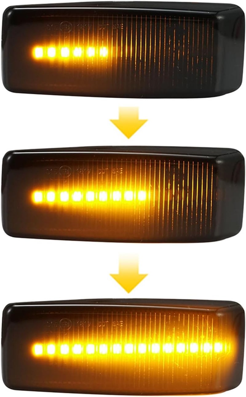QASULER Dynamic Amber LED Side Marker Light - Image 4