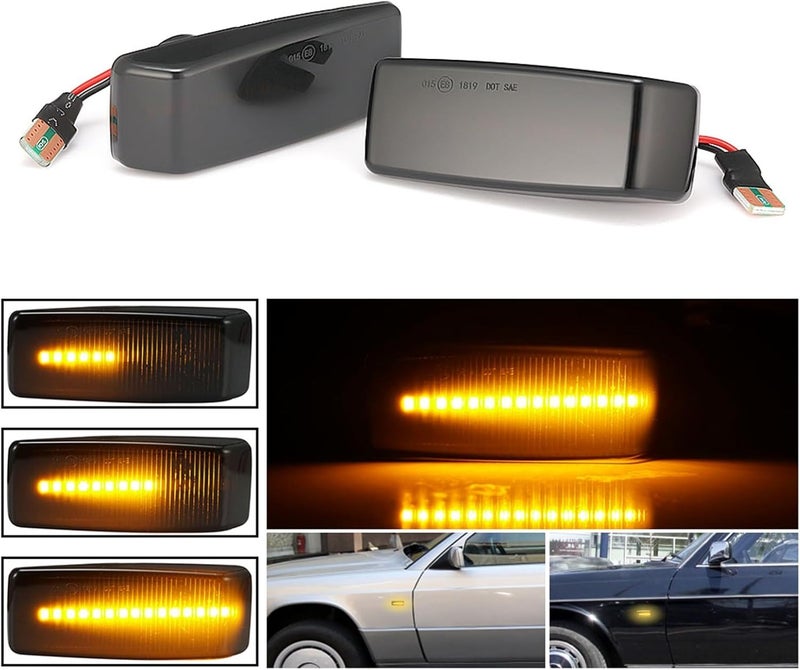 QASULER Dynamic Amber LED Side Marker Light - Image 2