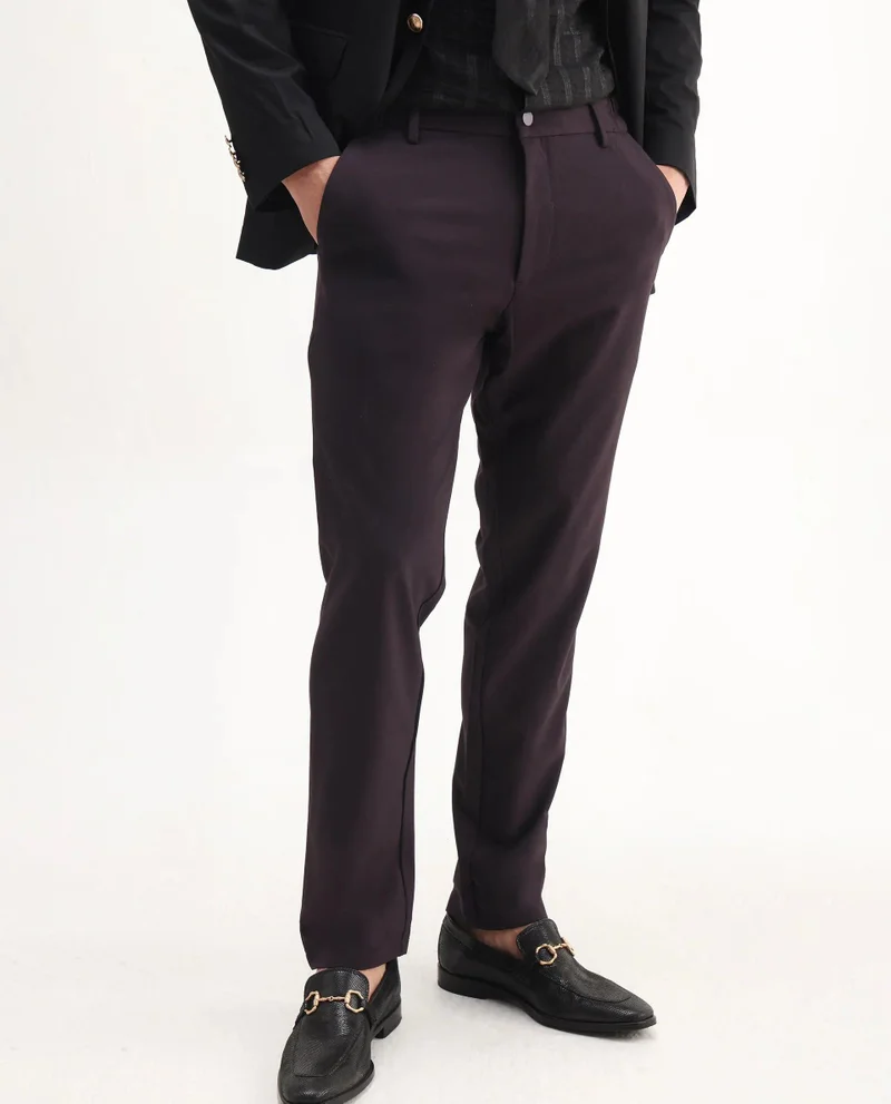 Rare Rabbit Men's 8 Way Stretch Trouser