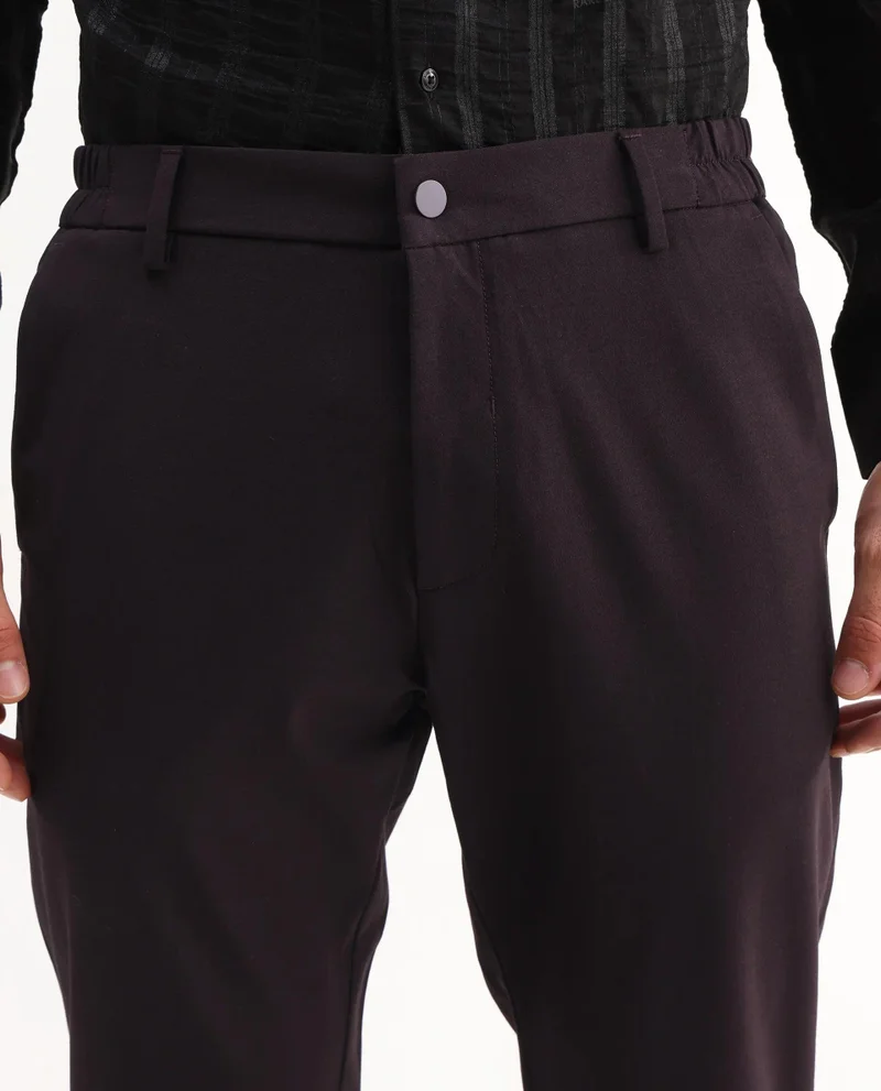 Rare Rabbit Men's 8 Way Stretch Trouser