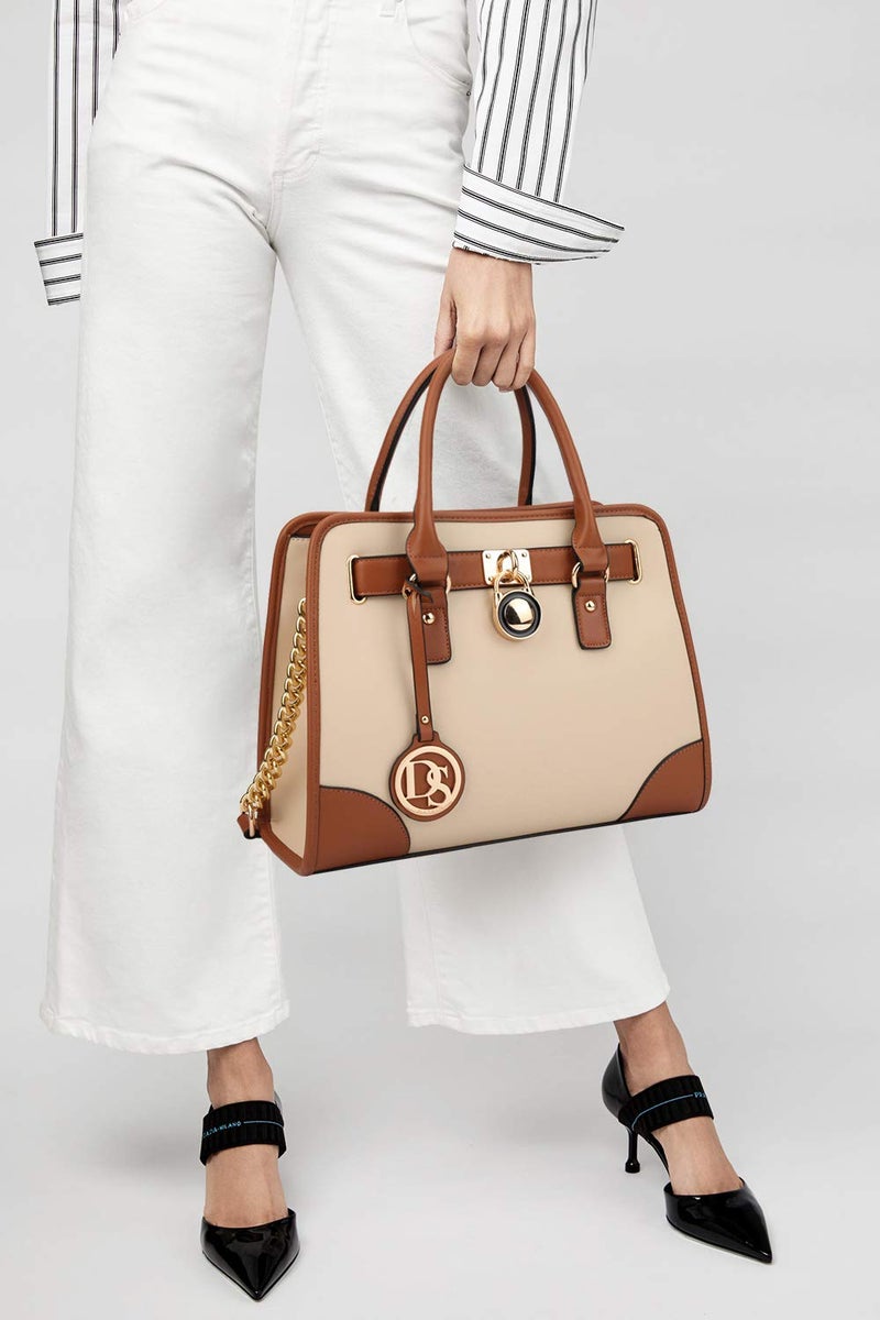 DASEIN Women Designer Handbags and Purses Ladies Satchel Bags Shoulder Bags Top Handle Bags w/Matching Wallet - Image 2