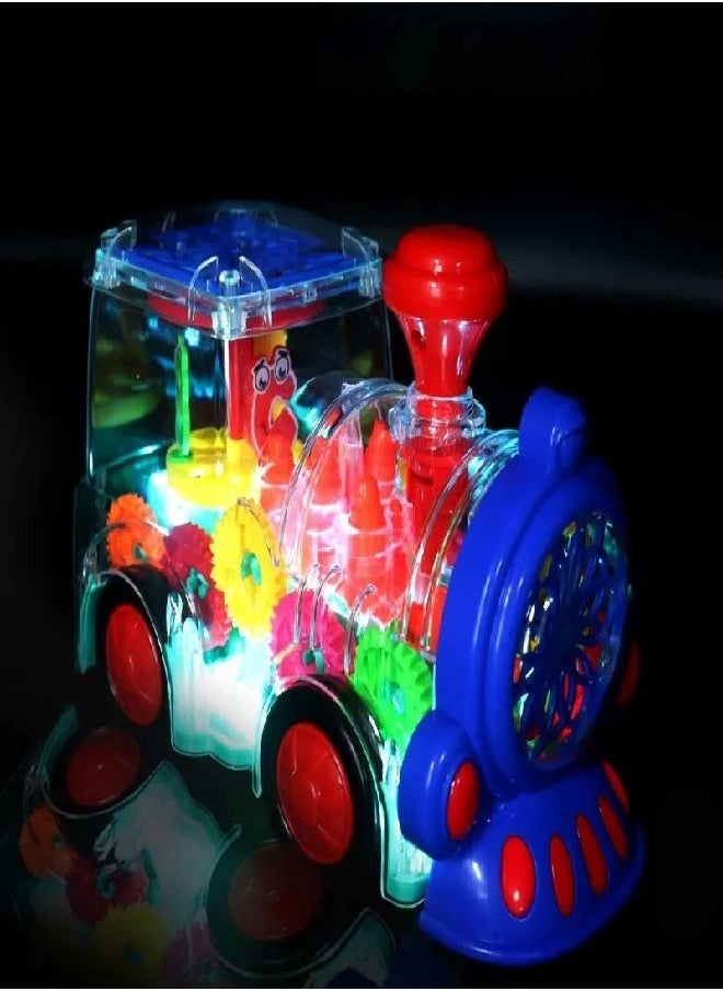Generic - Children's Electric Toy Musical Transparent Gear Train Vehicle Model Universal Walking With Light Sound Gifts for Boys And Girls - Image 1