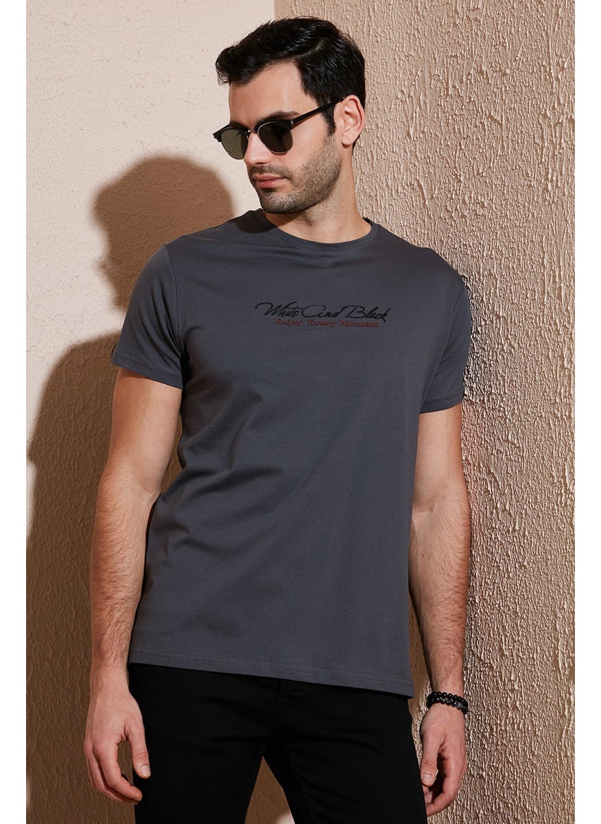 Cotton Slim Fit Crew Neck Printed T Shirt Men's T Shirt 541ENJOY - pzsku/Z1BFCF618CB73E994A7BBZ/45/_/1741357555/339757b2-fa17-4d52-9eca-289120b8c1cf