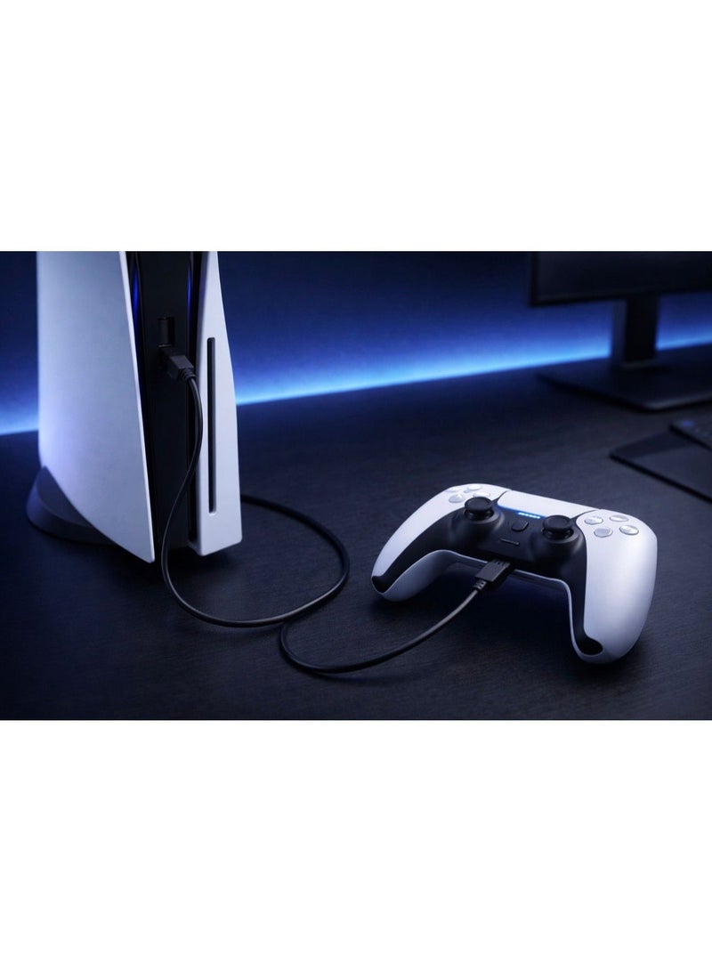 Kayan USB-A to USB-C Fast Charging and Data Cable for PS5 DualSense Controller – PlayStation 5 Controller Charger Cable - Image 3
