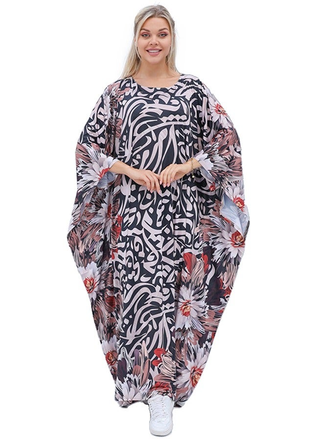 Zmurud Jersey Jalabiya- printed - Image 3