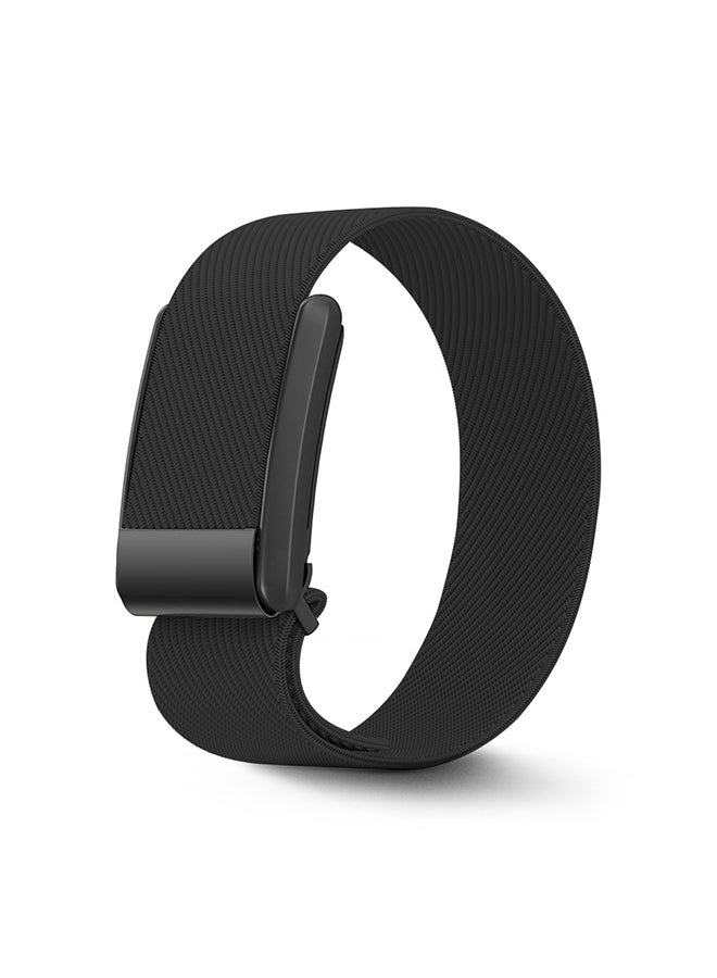 O Ozone Nylon Sport Band Compatible with Whoop 4.0 Band, Fast-Drying and Sweat-Wicking, Soft Adjustable Breathable Wristband Strap - Black