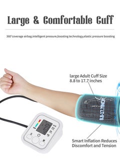 Lemon Portable Electronic Blood Pressure Monitor, Arabic Voice Broadcast, Household Sphygmomanometer Arm Band Type  - Image 2
