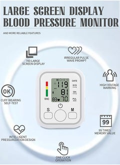 Lemon Portable Electronic Blood Pressure Monitor, Arabic Voice Broadcast, Household Sphygmomanometer Arm Band Type  - Image 5