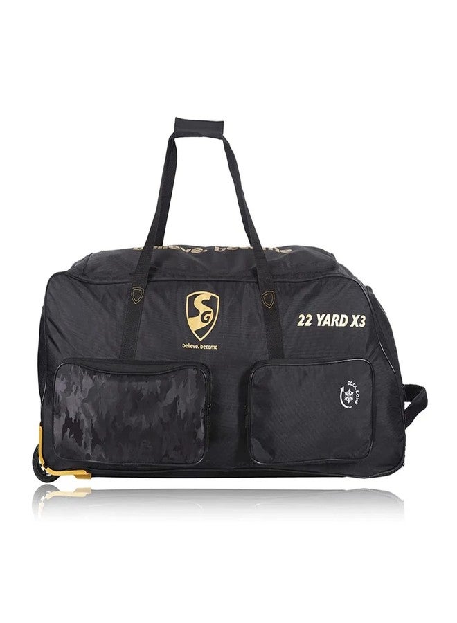 SG 22 Yard X3 Wheelie Cricket Kitbag - Large - Image 1
