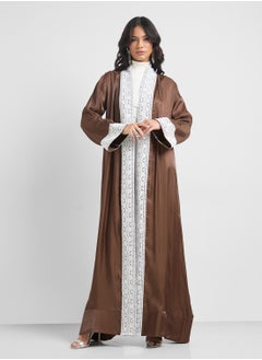 Khizana Shawl Collared Abaya  - Image 1