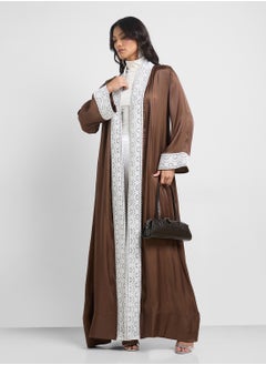 Khizana Shawl Collared Abaya  - Image 4