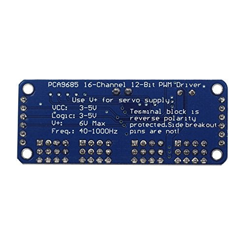 SunFounder PCA9685 16 Channel 12 bit PWM Servo Driver for Arduino and Raspberry Pi - Image 3