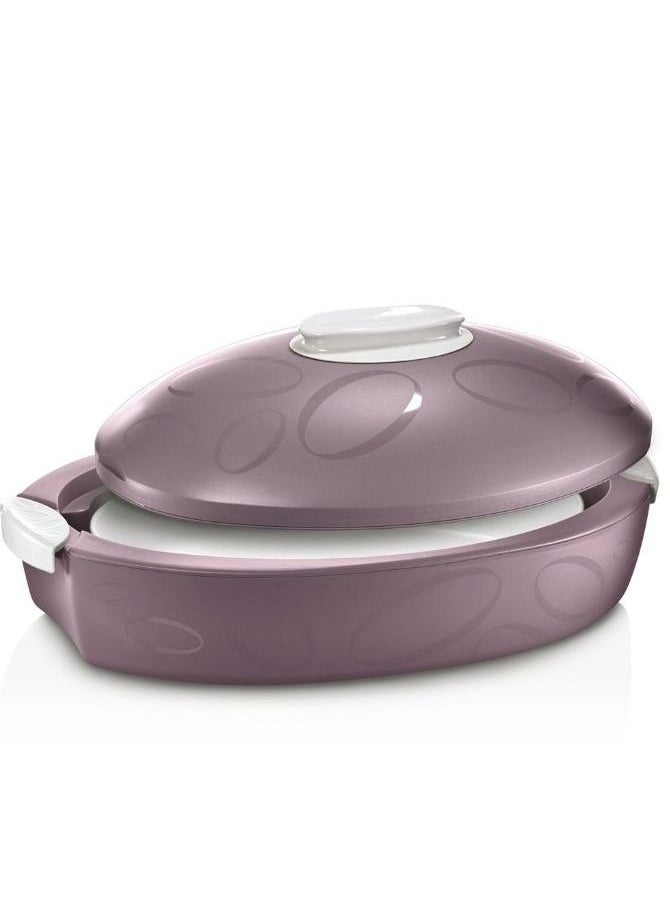 ENJOY Tuttocaldo Oval Dome Lid 4L Insulated Server With Oven Dish  - Image 1