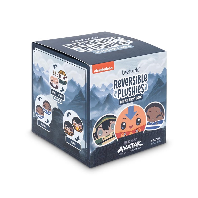 TeeTurtle Avatar The Last Airbender Series Reversible Plushie Mystery Box - 3-Inch Mini Two-Sided Blind Box Plush with Embroidered Details - Cute Collectible Surprise Toy for Kids, Teens, and Adults - Image 1