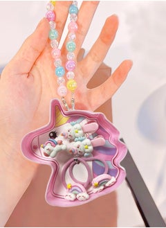 Hair Accessories Set Unicorn Theme with box includ  Pink Cartoon Hair Clip Rainbow Hair and Bouquet Unicorn Ring Exquisite Gift for Little Girl - pzsku/Z1BFD671A5A6A9B3B58E6Z/45/1741237602/d29c94bb-24c5-4cbe-b6d7-f7893e3263d3