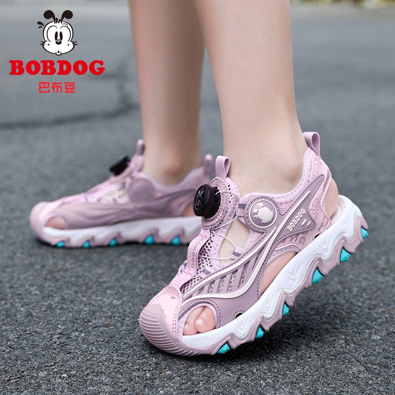 Babu Bean Children'S Sandals Boys' Baotou Sandals Large Children'S Non-Slip Soft Bottom Wear-Resistant Outdoor Girls' Sneaker Break - Image 4