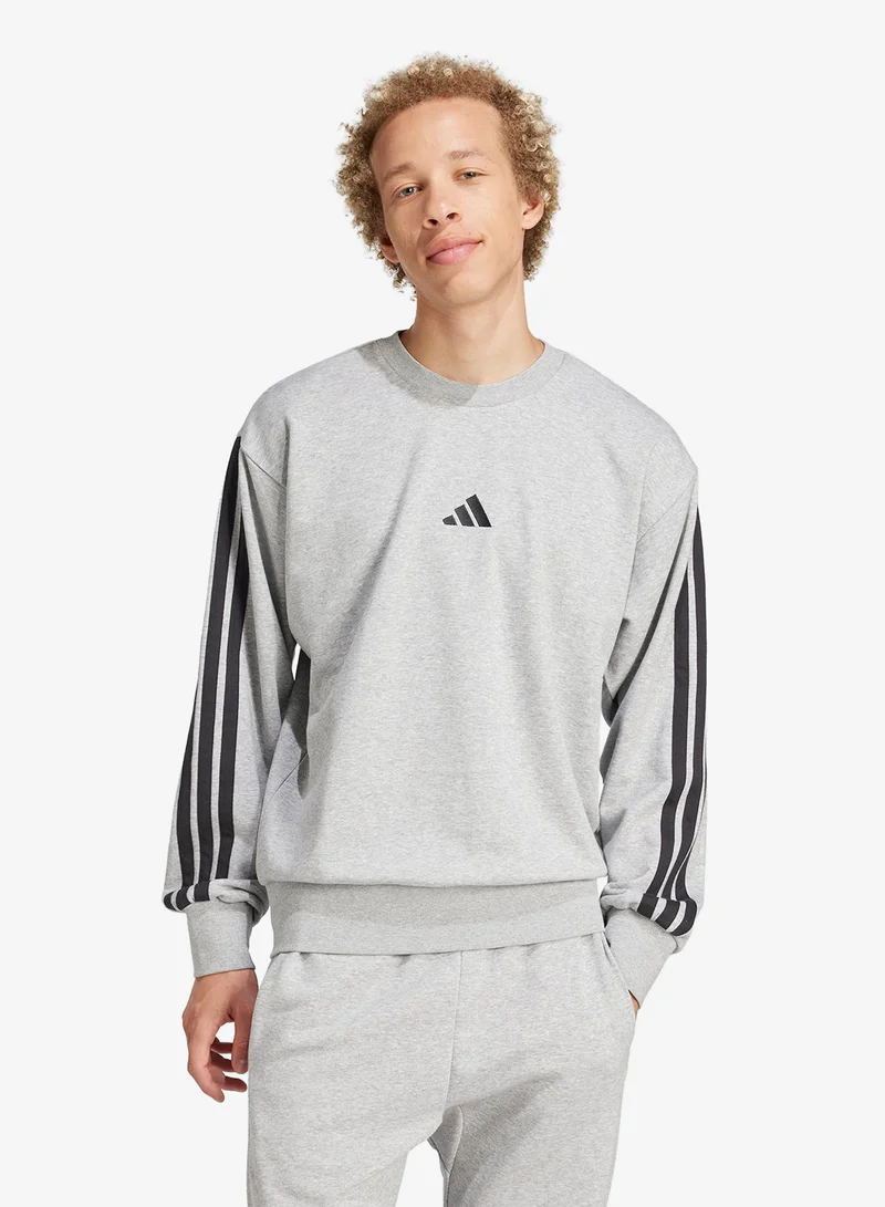 Adidas 3-Stripes French Terry Sweatshirt