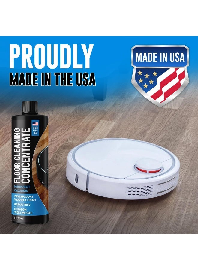 Samorillo Robot Vacuum Floor Cleaning Concentrate for Mops - Compatible with Roborock, Tineco, iFloor, Etc. - 75 Uses Per 8oz - Hardwood & Multi-Surface - Made in USA - Non-Toxic, Residue-Free - Image 5