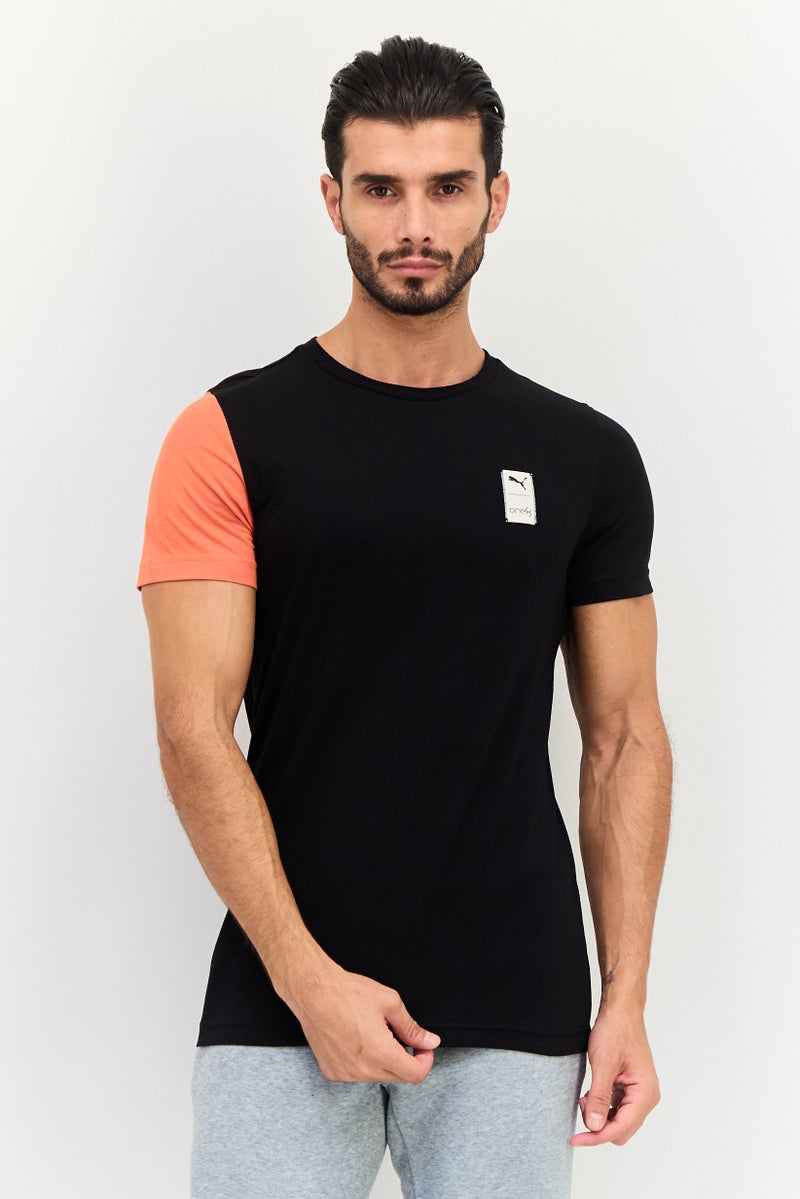 Puma X One8 Men Sportswear Fit Short Sleeve Outdoor T-Shirt, Black - Image 1