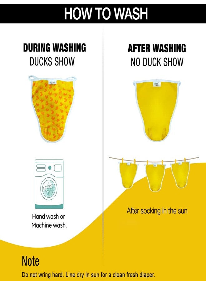 AHC ZIKKU Magic Nappy | Colour Changing Nappy | Freesize 0-12 Months Pack Of 5 - Image 4