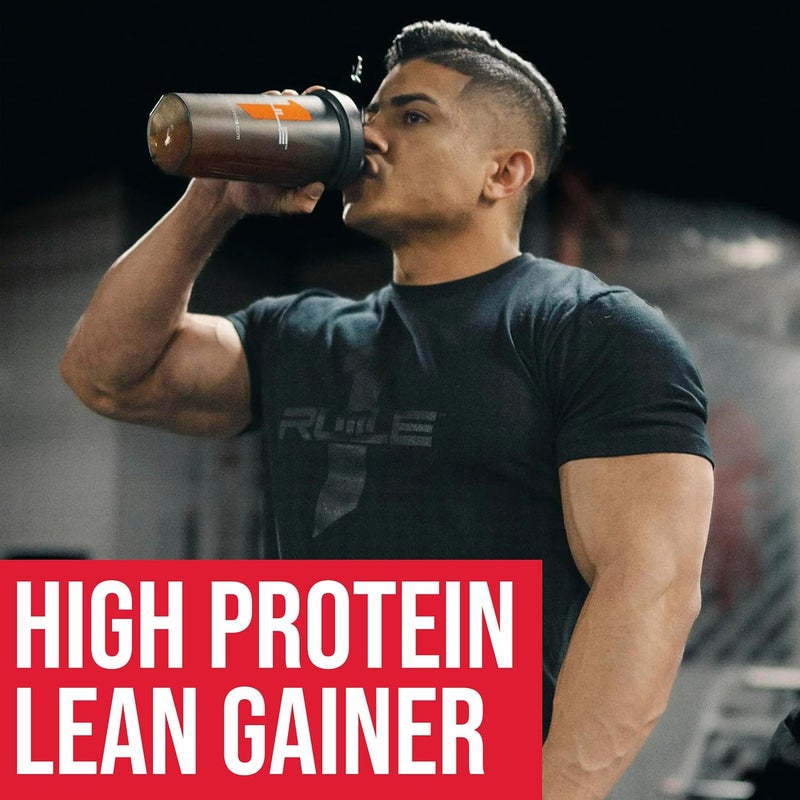 Rule 1 Proteins Rule One Proteins R1 Clean Gainer  HighProtein Lean Gain Formula with 560 Calories 30g of FullSpectrum Protein Over 90g Carbs Under 6g of Fat 30 Servings Chocolate Fudge - Image 3