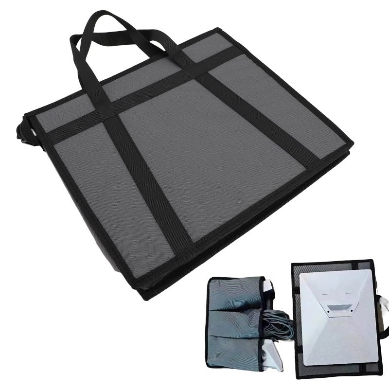 Mini Storage Bag: 340x300x75mm Oxford Fabric With Convenient Handle - Versatile Internal Panel For Device Protection, Stylish Design For Outdoor Activities Long Trips - Image 2