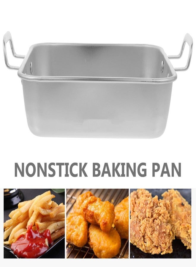 PRETYZOOM Stainless Steel Square Baking Pan 15cm Warping-Resistant for Even Baking, Smooth-Surface for Safe Oven-to-Table Transfer - for Tiramisu, Banana Bread, Meatloaf, Pastry Making - Image 4