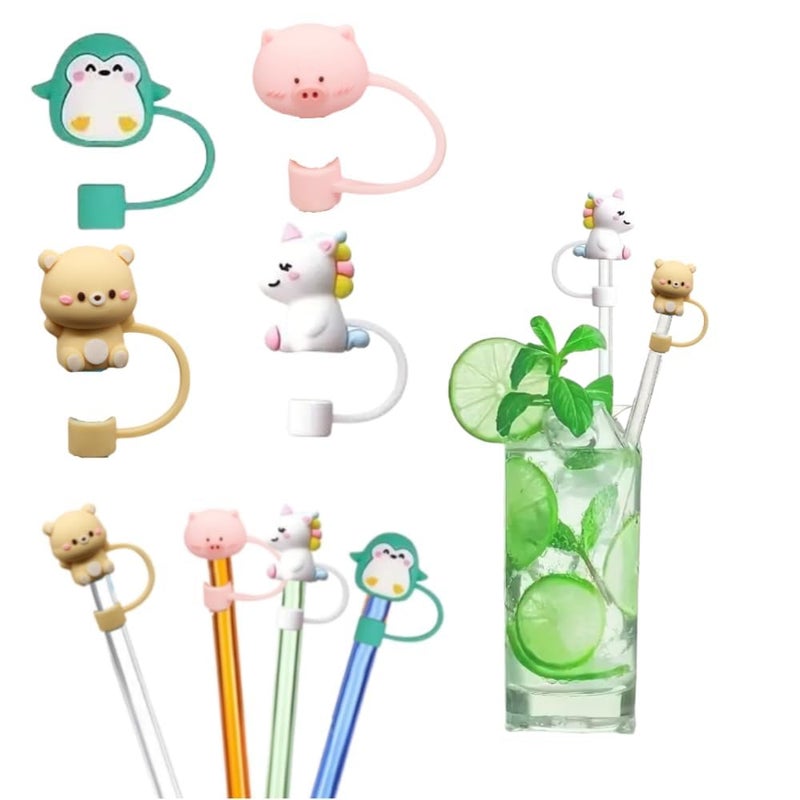 Reusable Child Character Straws for Kids – Fun Plastic Drinking Straws with Toy -Inspired Figures – Perfect for Birthday Parties, Gifts & Everyday Use - Image 1