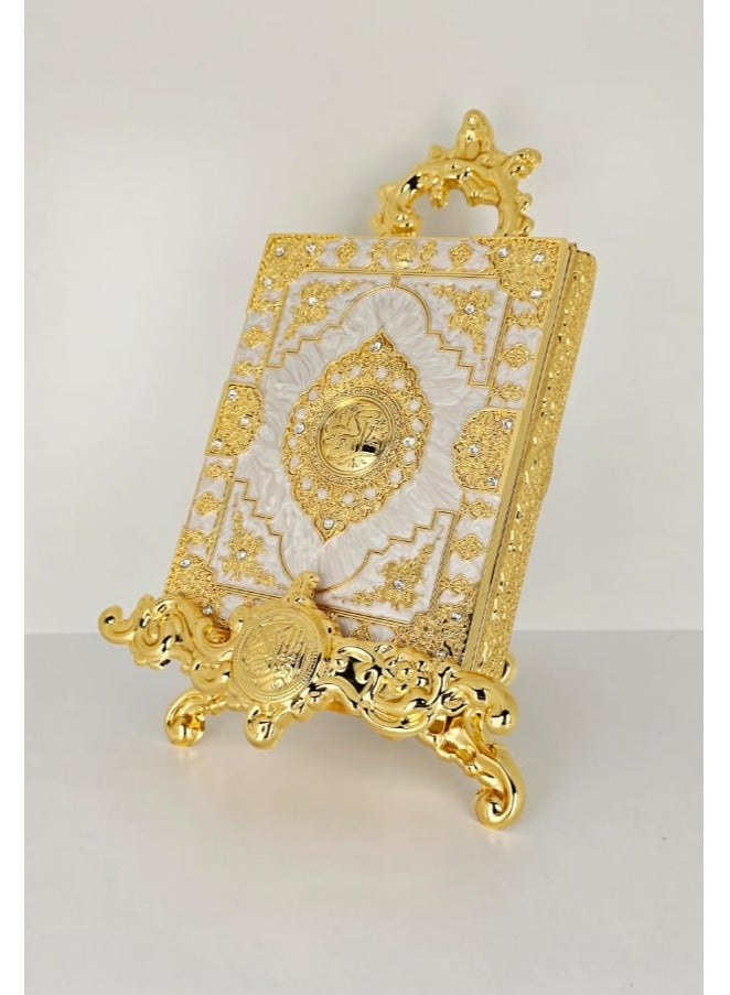 Radin Luxury Decorative Quran Box With Stand – Elegant Islamic Gift And Home Decor Display - Image 1