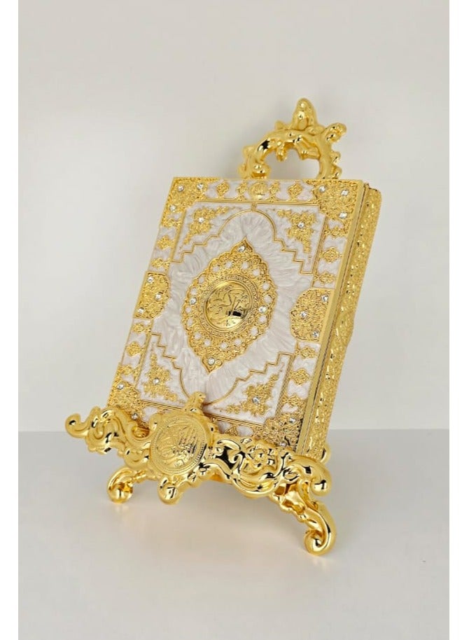 Radin Luxury Decorative Quran Box With Stand – Elegant Islamic Gift And Home Decor Display - Image 2