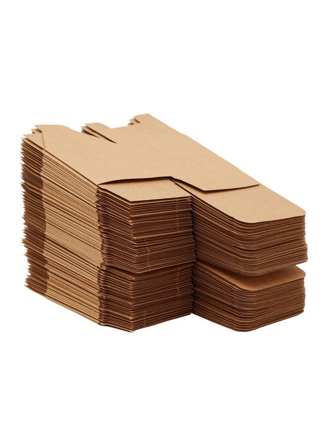 Juvale Kraft Gift Boxes - 100-Pack Gift Wrapping Brown Paper Boxes with Lids, Kraft Boxes for Party Supplies, Cupcake Containers, Wedding Favors, Small, 3 x 3 x 3 Inches - Image 5