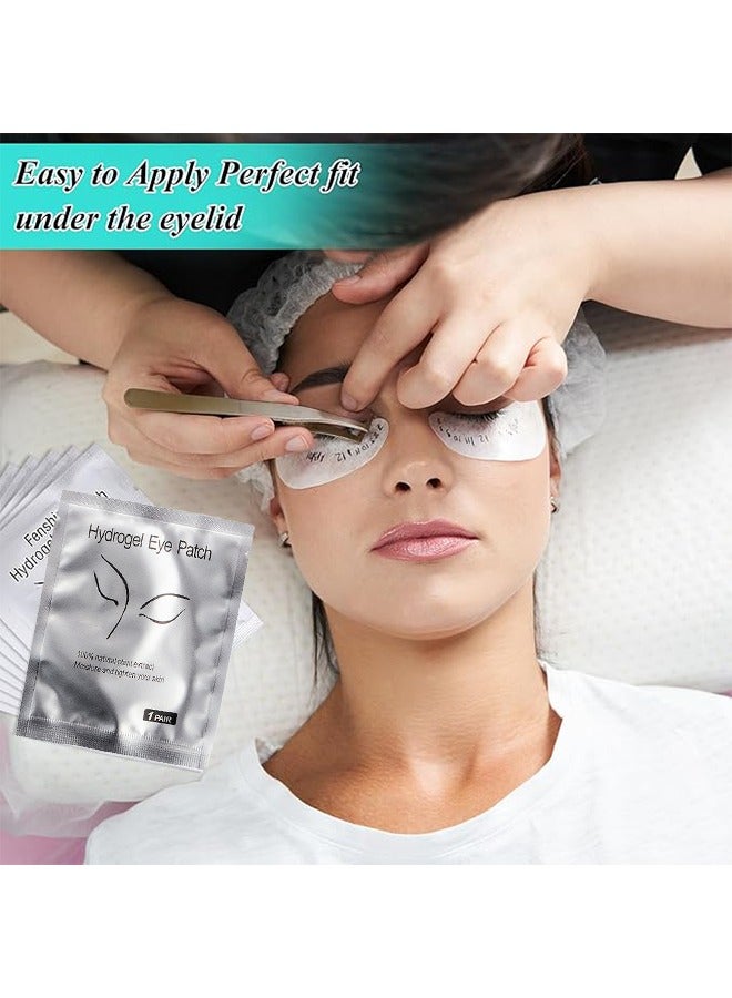 Generic 50 Pairs Hydrogel Eye Pads, Lint-Free for Eyelash Extension Grafting, DIY False Eyelash Lash Extension Makeup Eye Gel Pad, Beauty Makeup Mask Kit, Under Eye Gel Pad  - Image 4