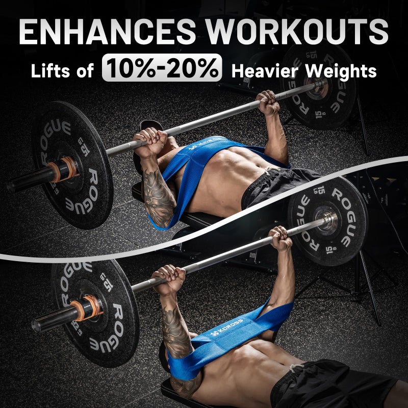 KCROSS Bench Press Band for Men and Women, Weight Lifting Bench Press Band, Push Up Exercise Bench - Image 5