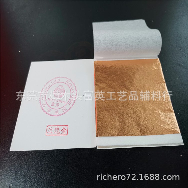 Can Make 100 Sheets/Pack Of K Gold B Gold Rose Gold Gold Foil Champagne Gold Champagne Silver 8*8.5Cm - Image 3