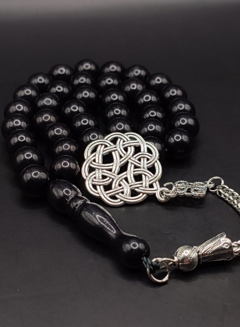 سبحة بطربزونة 37 خرزة أسود - Image 1