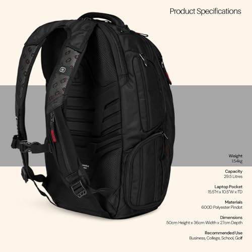 Ogio حقيبة ظهر OGIO رينغيد (رينغيد ، أسود) ، كبيرة - Image 2