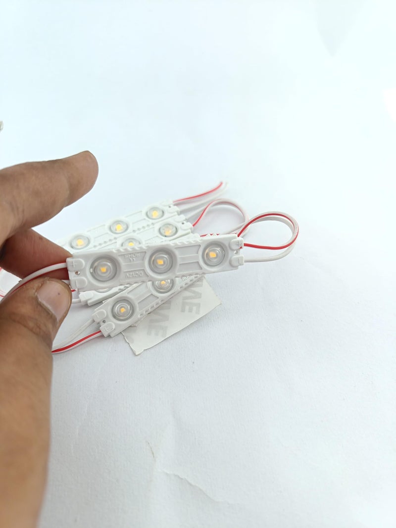 advancedestore (Pack of 4Pcs 3-LED Waterproof LED Module Light (White) - Image 3