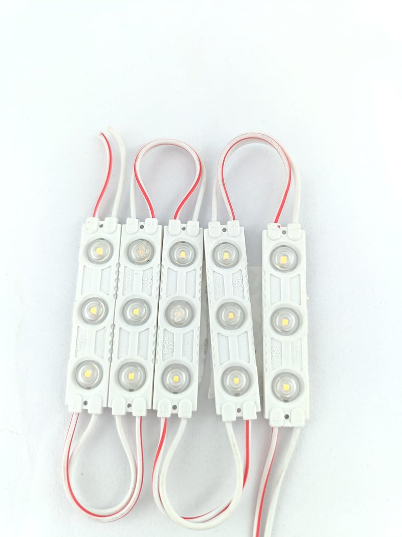 advancedestore (Pack of 4Pcs 3-LED Waterproof LED Module Light (White) - Image 1