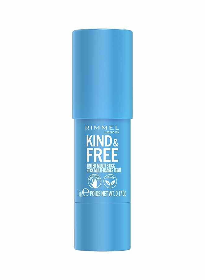 RIMMEL LONDON Kind And Free Multi-Stick 002 – Peachy Cheeks (Soft Peach)  - Image 2