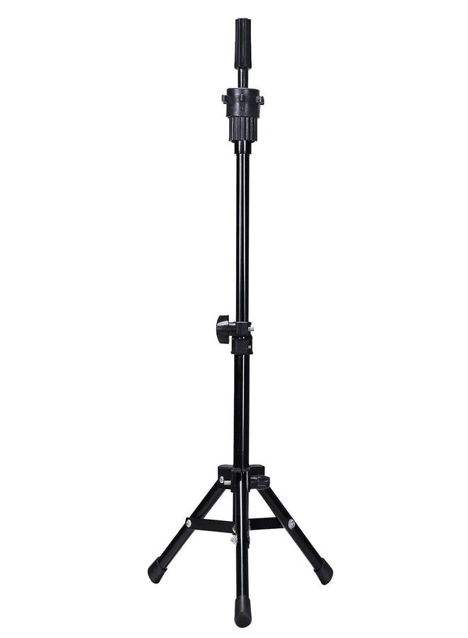 AliLeader 25 Inch Wig Head Stand Adjustable Mannequin Head Stand Wig Stand Tripod with Head Adjustable Wig Tripod Stand for Training Heads and Canvas Block Head - Image 1