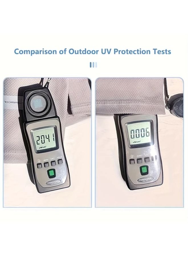 Black Sun Blocking Ice Sleeve Unisex Arm Protector Loose Fit Breathable for Driving Cycling - Image 5