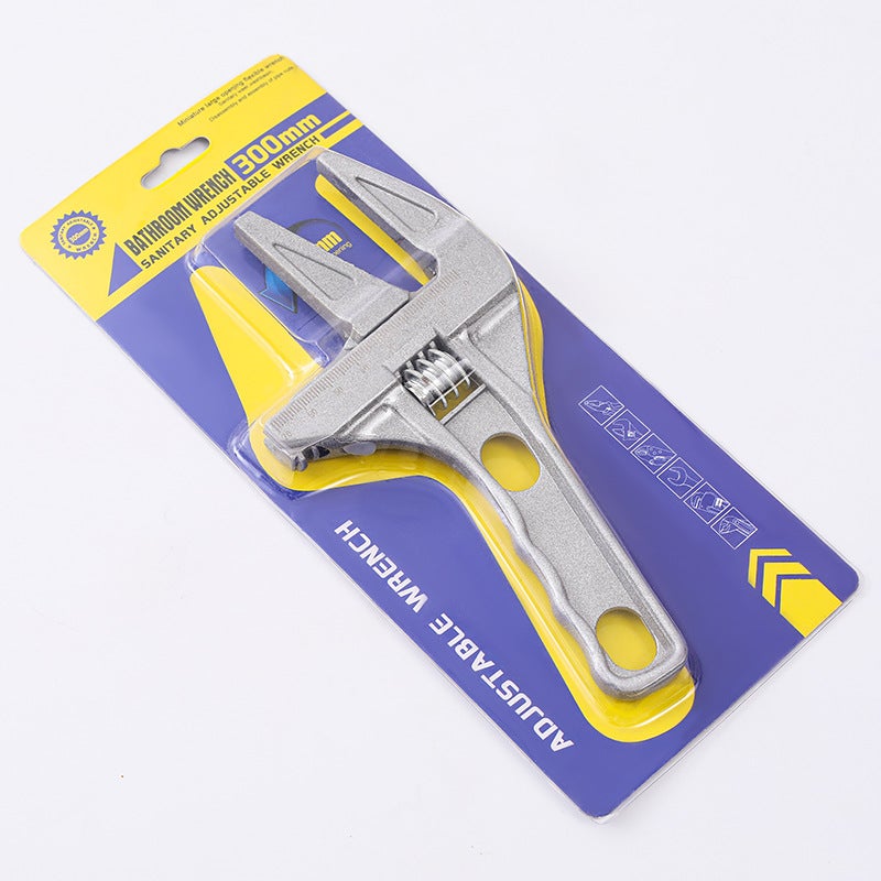 Multi-Function Rotating Head Spanners Bathroom wrench flat plug card 