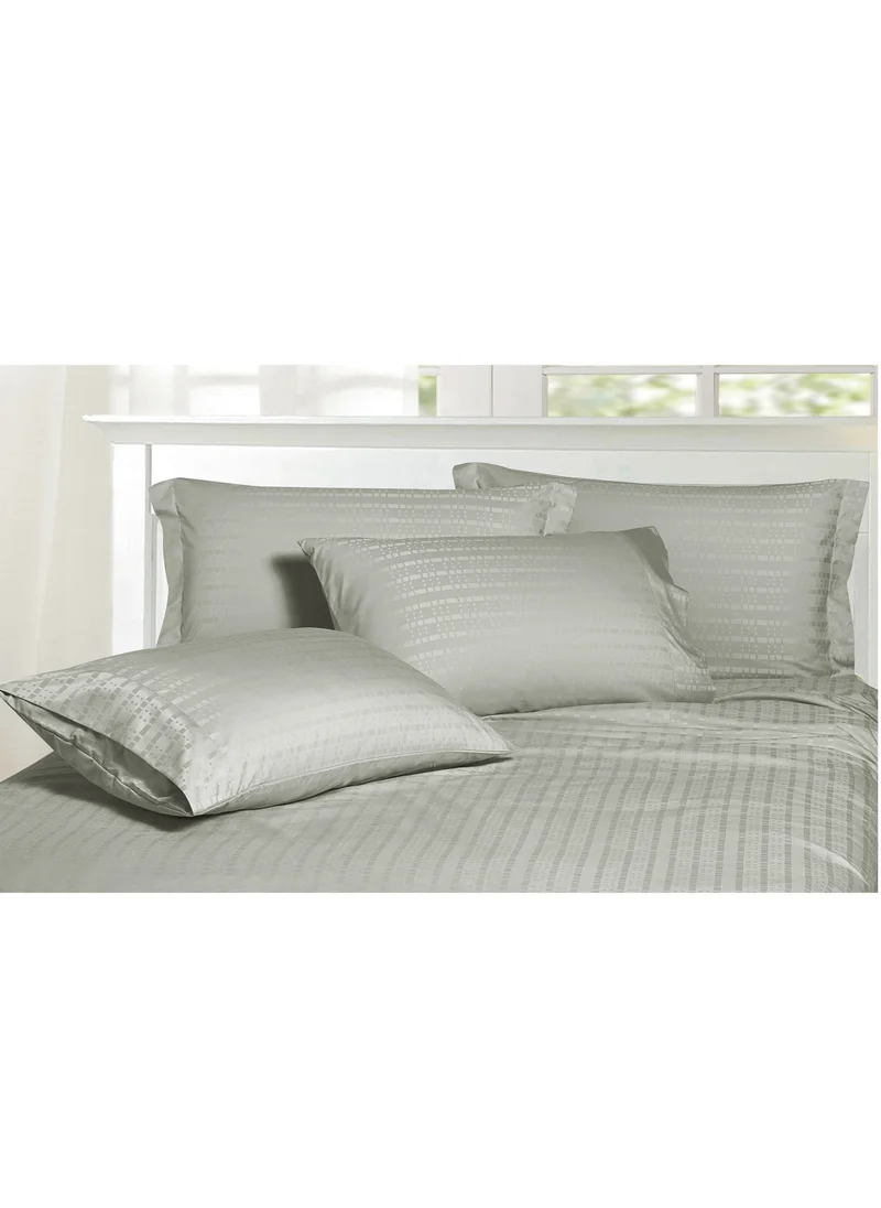 Donetella Hotel Style Comforter Set 7-Pcs Double Size All Season Broken Stripes Removable Quilted Comforter Bedding Set With Down Alternative Filing,Ansonia