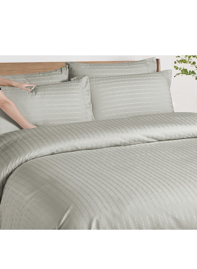 Donetella Hotel Style Comforter Set 7-Pcs Double Size All Season Broken Stripes Removable Quilted Comforter Bedding Set With Down Alternative Filing,Ansonia  - Image 4