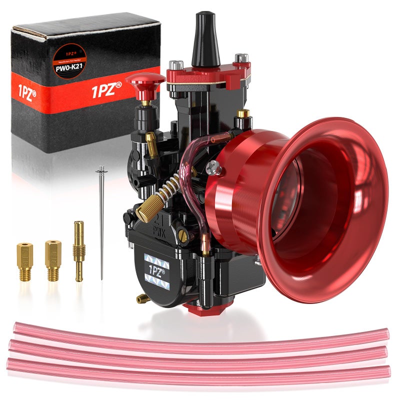 بديل كربوراتور 1PZ PW0K21 PWK بقطر 21 مم للدراجات النارية 50cc100cc والدراجات الترابية والدراجات الرباعية وسكوتر موتوكروس إندورو