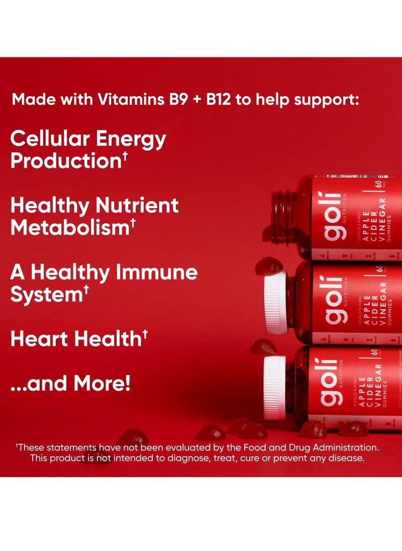 Goli Nutrition - Apple Cider Vinegar 60 Gummies - Image 1