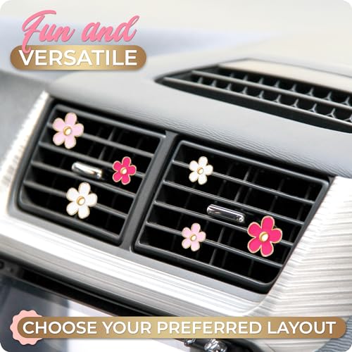 Zadin Girl Car Accessories, Air Freshener Car, Pink Decor for Teens, Women, Cute Vent Clips Stuff, Decorations Interior Aesthetic - Image 4